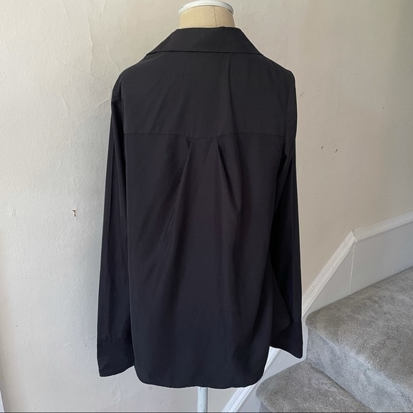 Stylestalker Button Up Neckline Tie Aspen Top - Picture 4 of 10